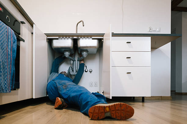 Professional Emergency Plumber technician working in Edinboro, PA